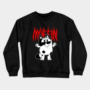 Bluey Muffin Metal Crewneck Sweatshirt